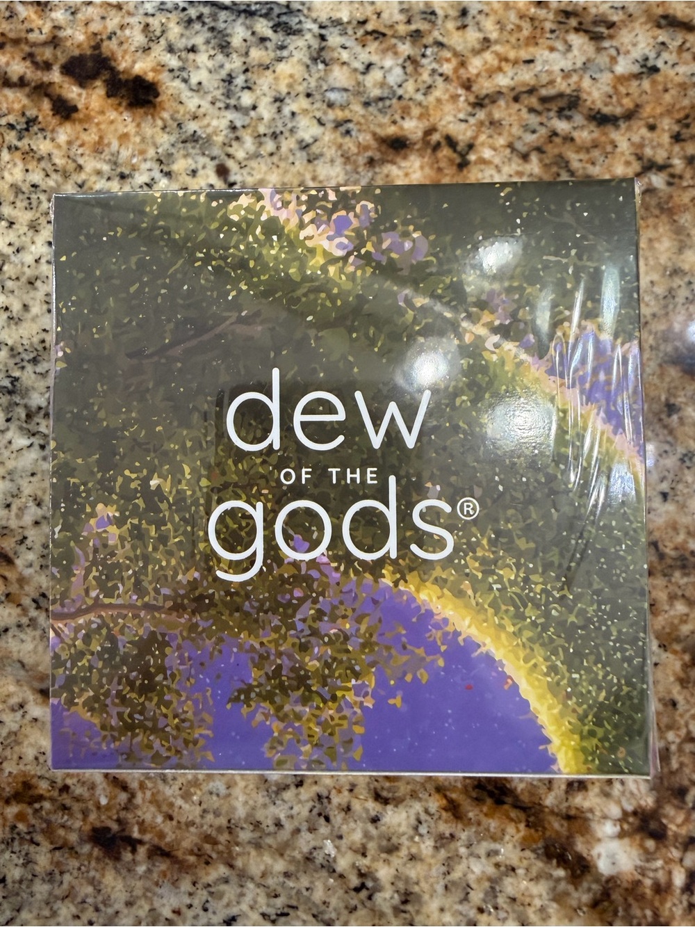 Dew of the Gods Women’s Skincare Mask — Green & Purple Hydrating Treatment